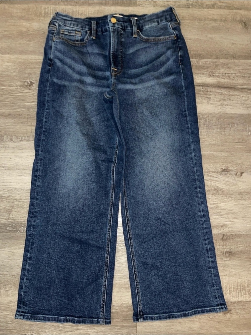 Cropped Wide Leg Jen7 by 7 for all mankind Denim size 10 length 26